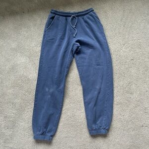 Cotton on navy sweatpants baggy fit size small